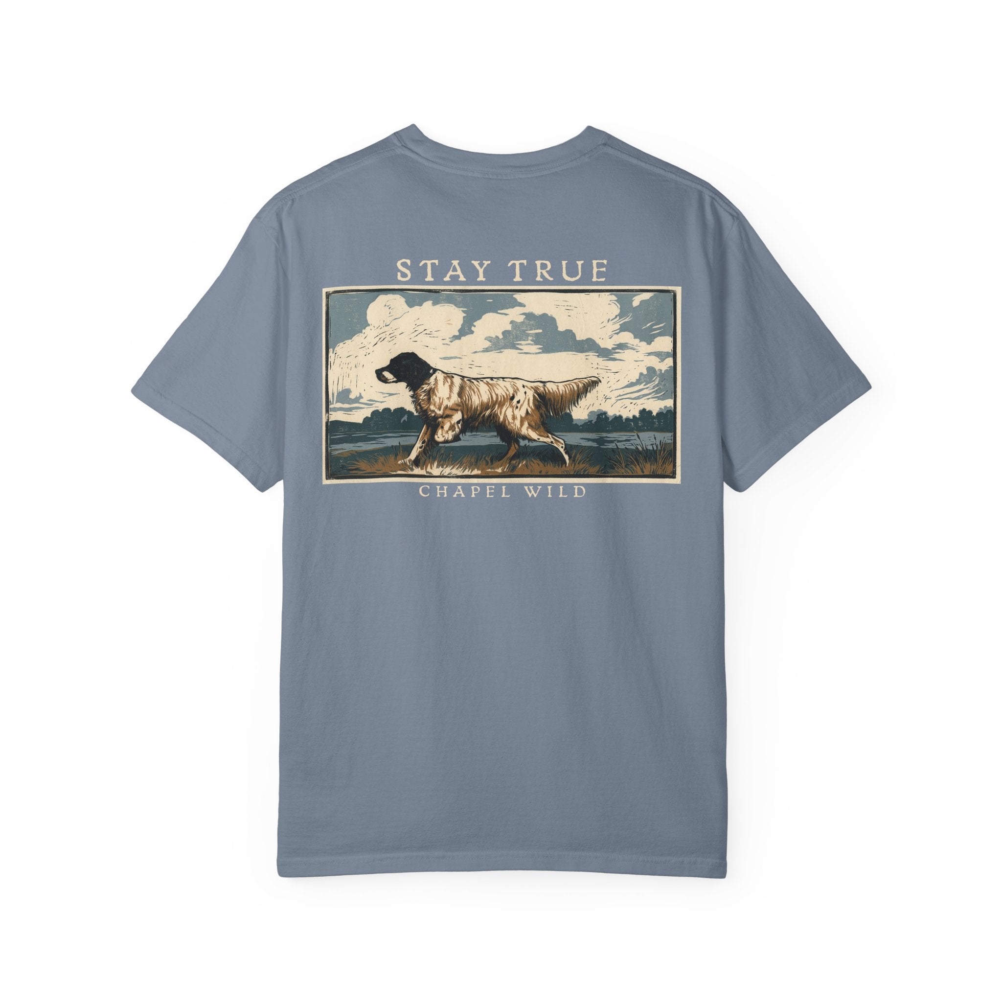 Stay True Vintage Hunting Dog Graphic