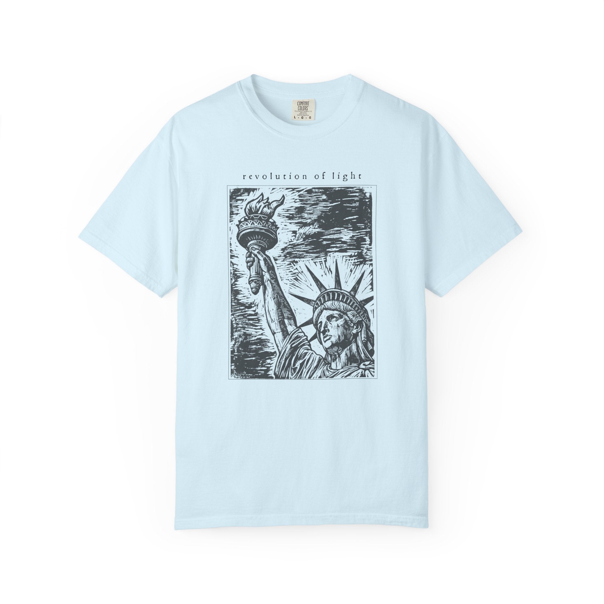Revolution of Light Statue of Liberty Graphic T-Shirt