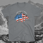 Star Spangled Banner Flag Mountain
