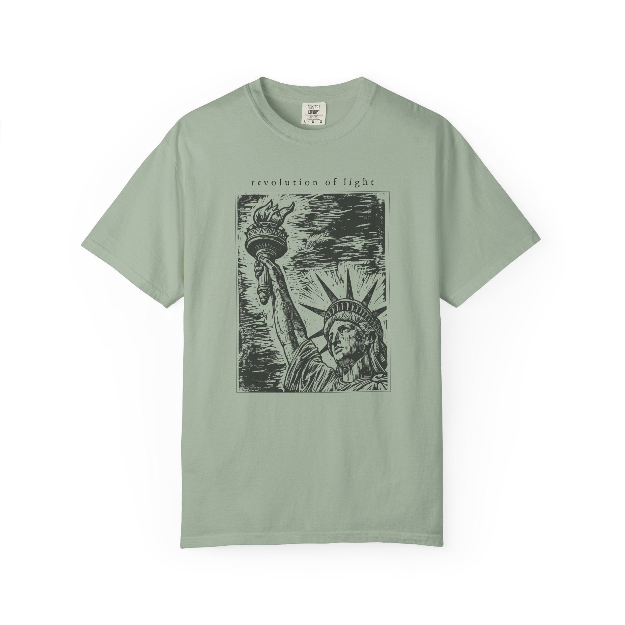 Revolution of Light Statue of Liberty Graphic T-Shirt