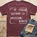 If Found Return To Cheyenne Rodeo