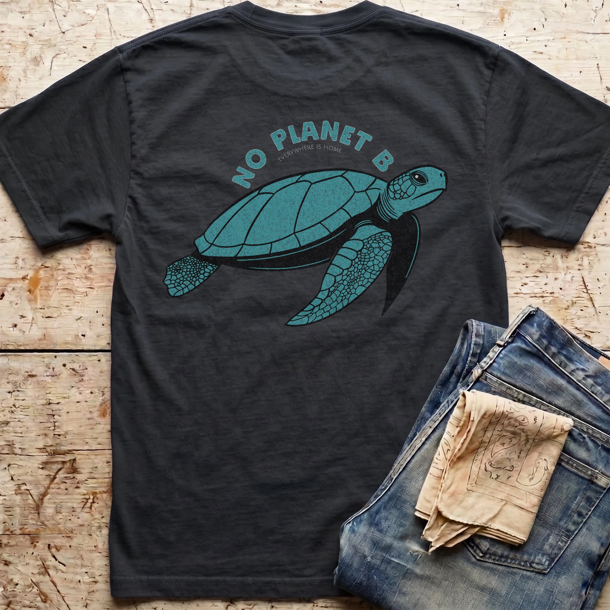 No Planet B Sea Turtle Tee