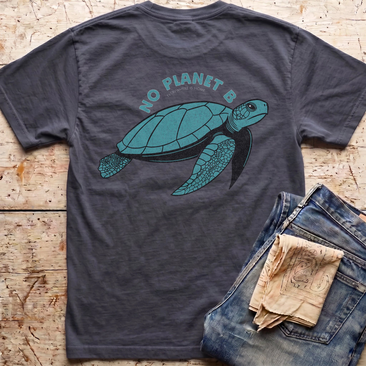 No Planet B Sea Turtle Tee