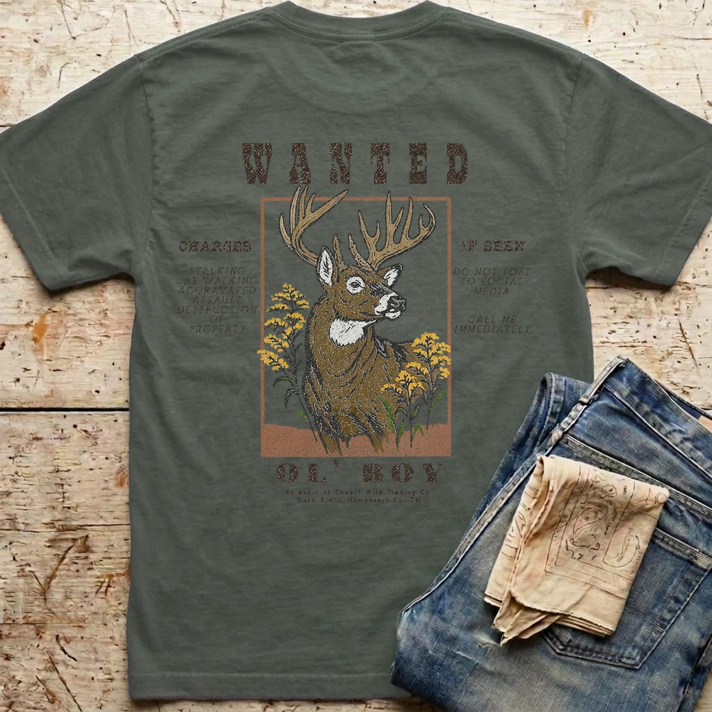 Wanted Ol’ Boy Whitetail Buck